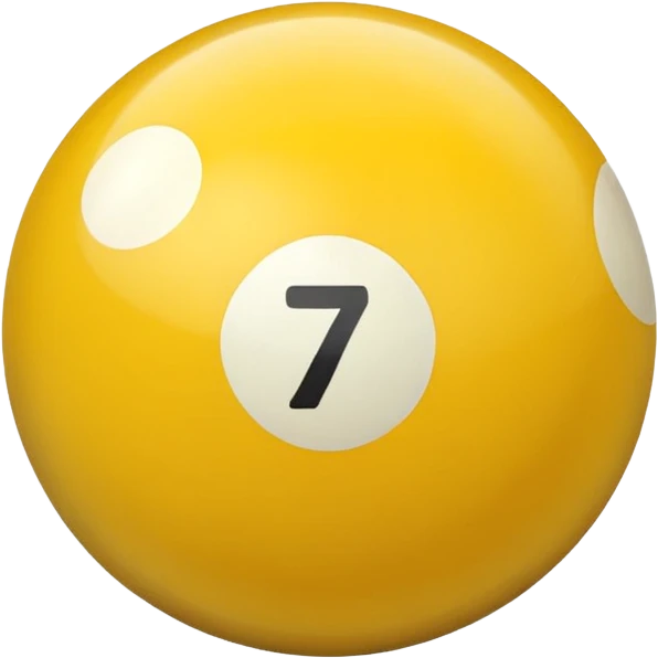 billiard ball 7 number emoji