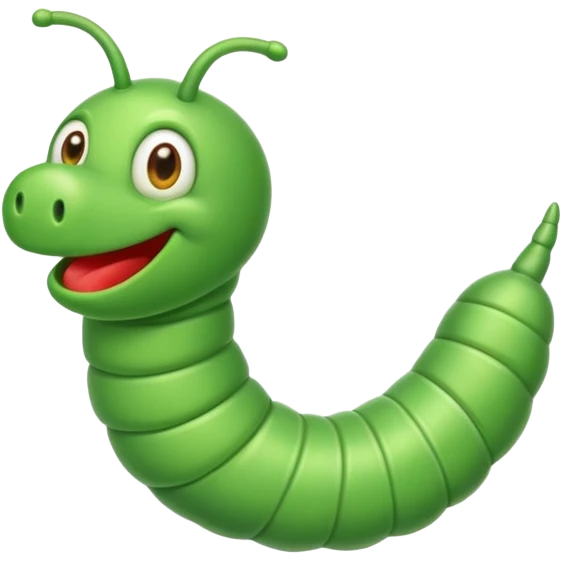 A worm playing video games emoji