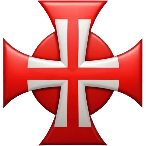 the red cross of the knights templar emoji