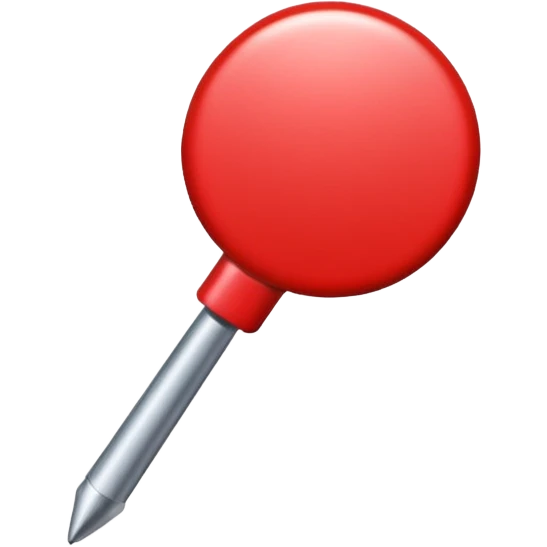 Epingle rouge emoji