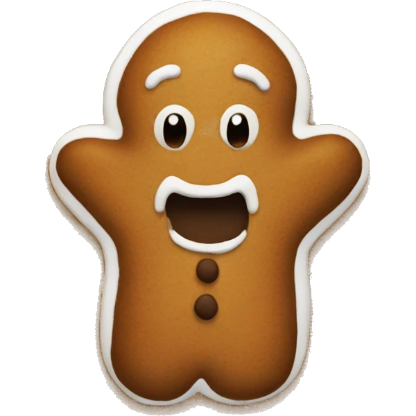 Gingerbread emoji