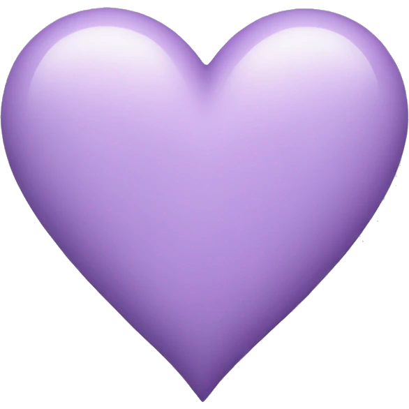 pastel purple heart emoji
