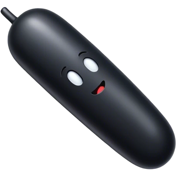 Big long black thing emoji