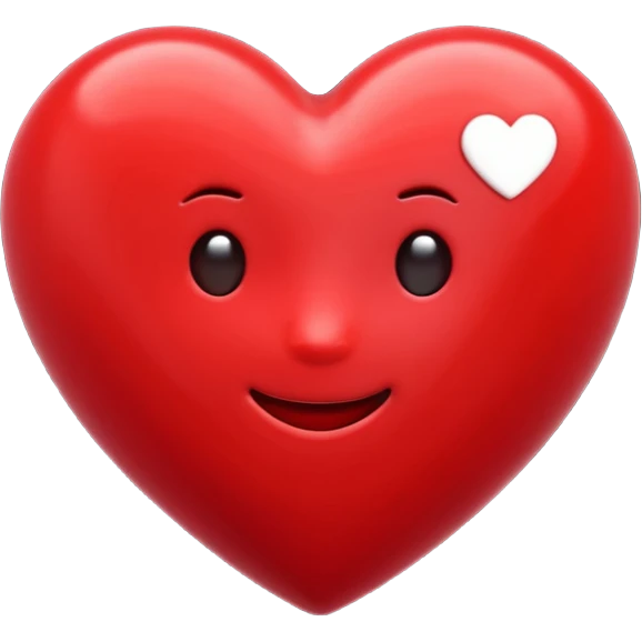 iPhone emoji: dark red heart emoji
