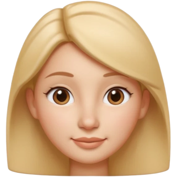 A 3D cartoon woman with a small shiny nose pin on her left nostril, soft skin tone, friendly expression, smooth lighting, realistic Memoji-style rendering. emoji