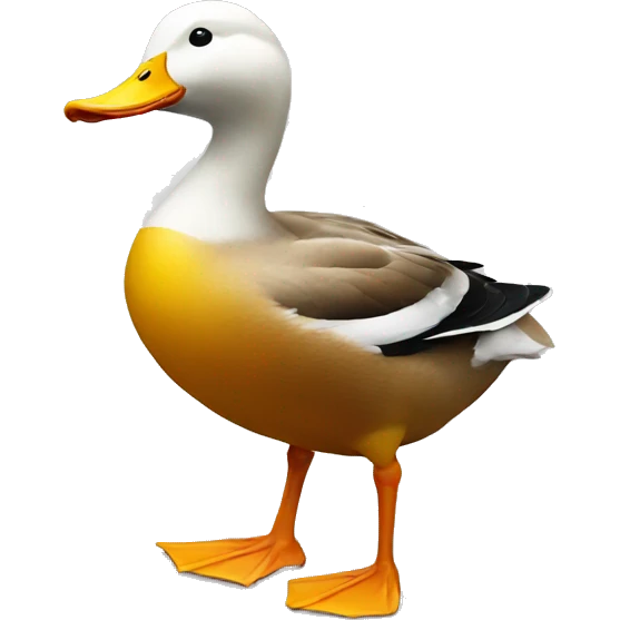 duck doing a like emoji