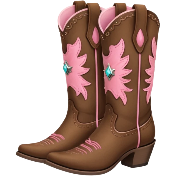 cowgirl boots cute a tiny bit of pink on it NO TEAL  emoji