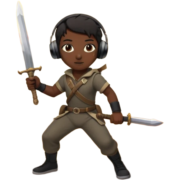 🖤🔥💣👤🧨🎧⚔️🏙️ emoji