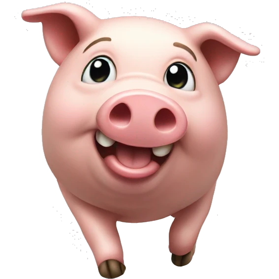 twerking pig emoji