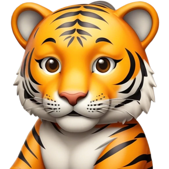 Tiger on an airplane  emoji