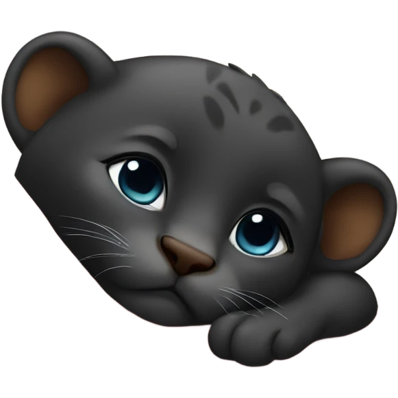 baby panthers sleep emoji
