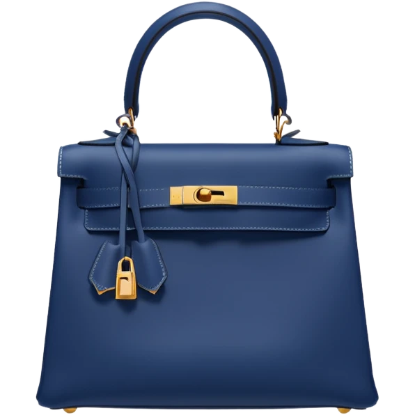 hermes kelly dark blue emoji