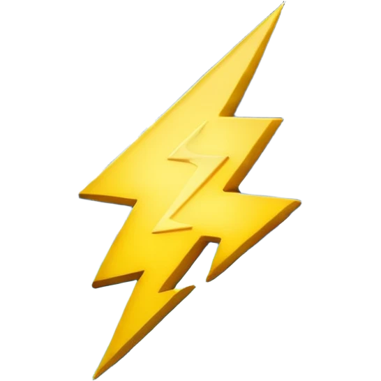 Lightning with field emoji