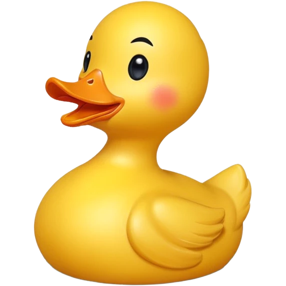 Drunk and high rubber duck emoji