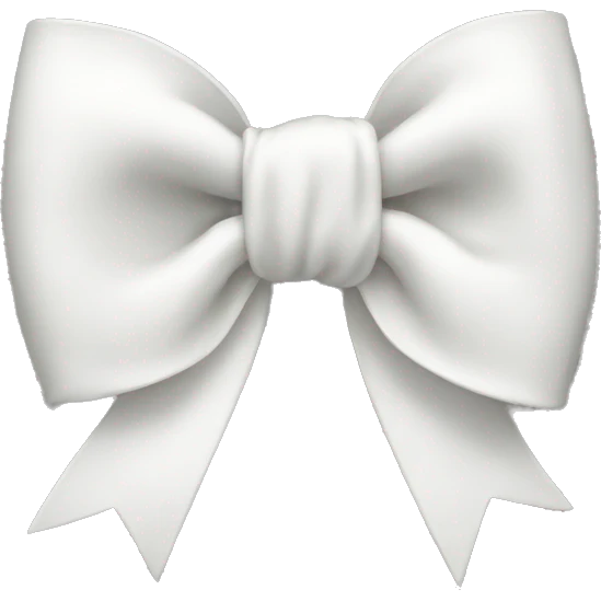 white bow emoji