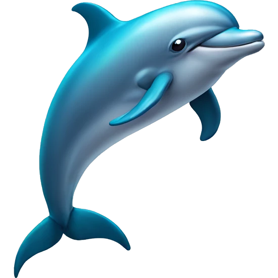 Dolphin with legs emoji