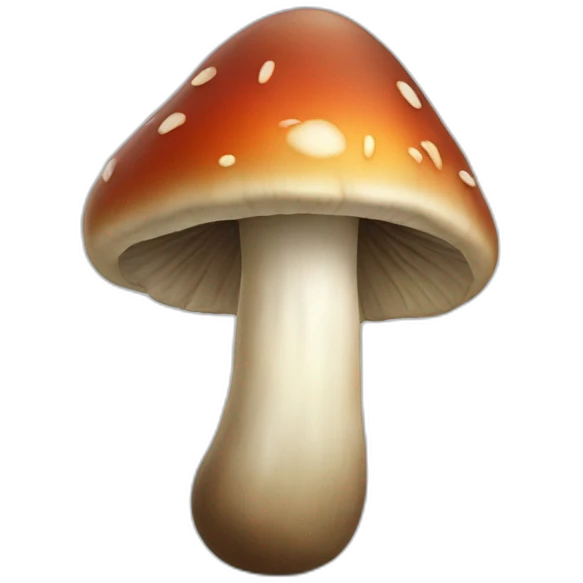 Disgusting mushroom emoji