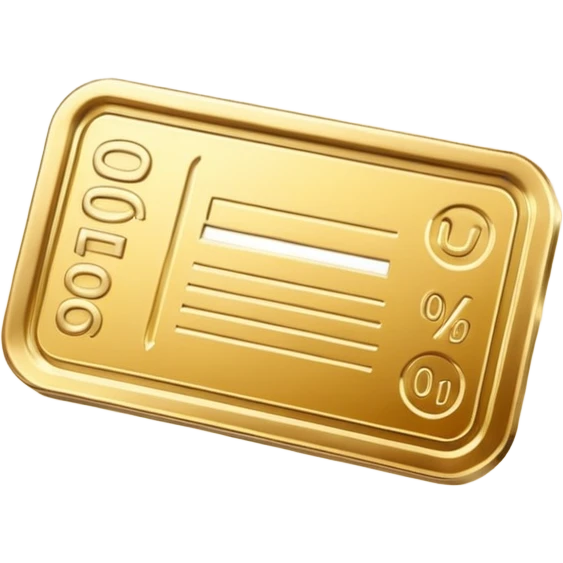 3D icon symbolizing coupon mastery and smart savings, food app context, single object, modern and clean style, soft lighting, isolated, no background
 emoji