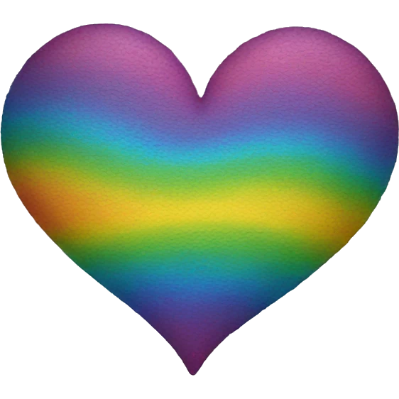 Rainbow heart emoji