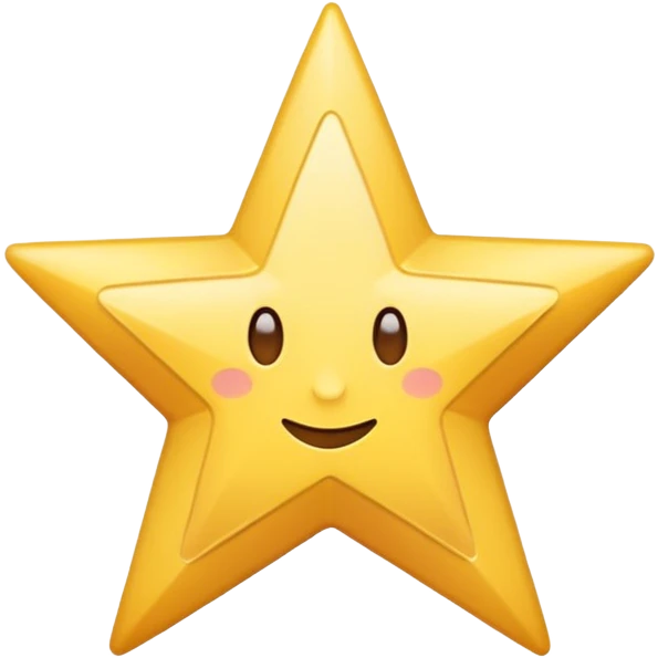 generate an emoji with a white tick in between a star having 11 points  emoji