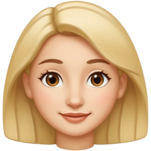 A 3D cartoon woman’s face close-up showing a small shiny nose pin, soft skin tone, gentle smile, smooth lighting, realistic Memoji-style. emoji