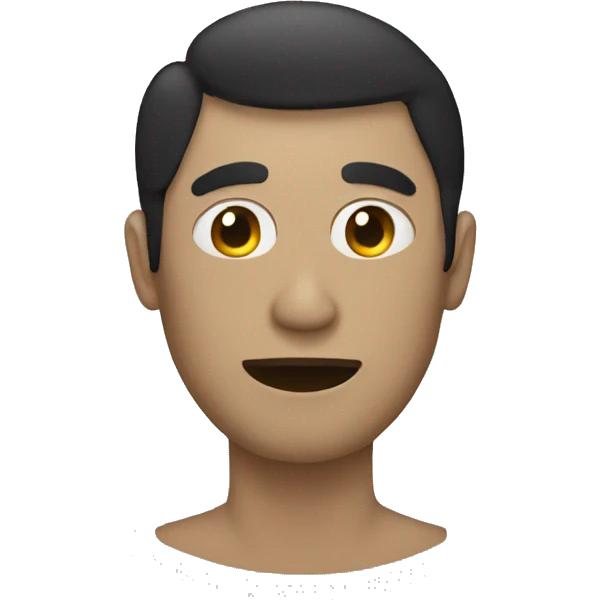 a guy with a mask on his face emoji
