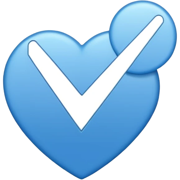 Verificación azul con un chulito blanco  que el emoji s|a emoji