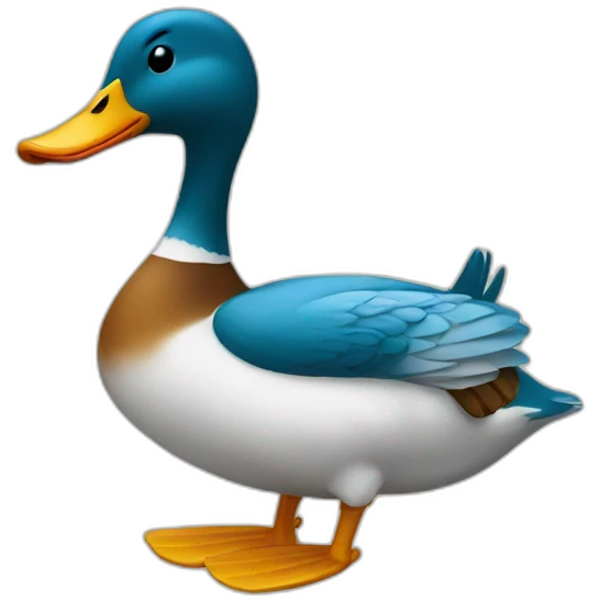 Un canard emoji