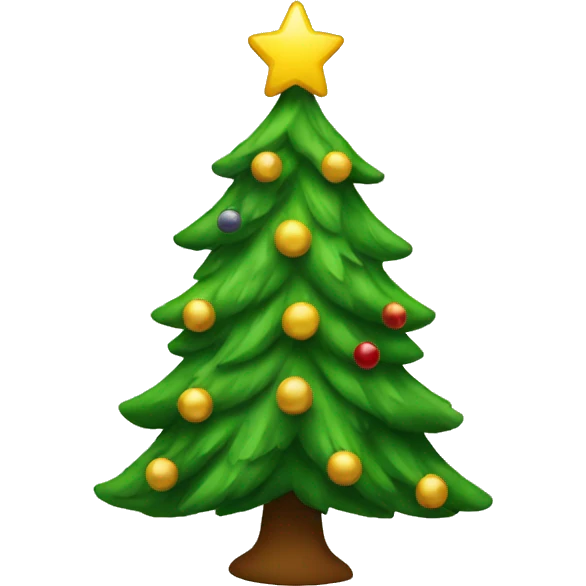 Christmas tree emoji