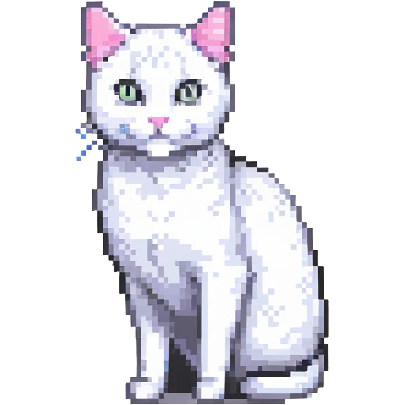 white cat emoji