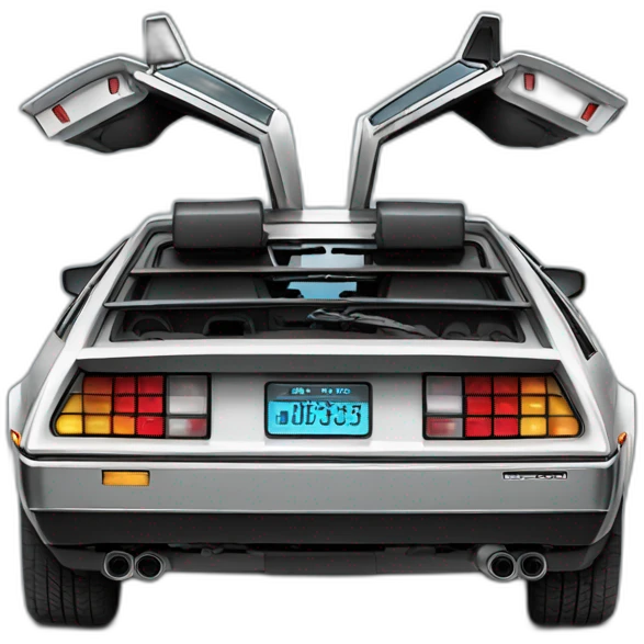 delorean emoji
