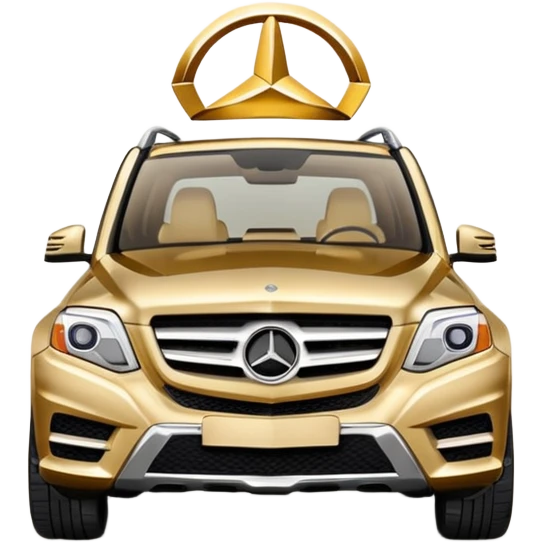 mercedes glk gold emoji