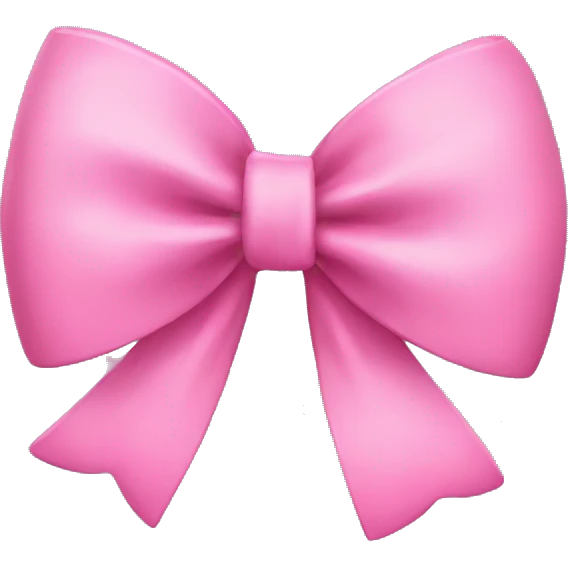 pink bow emoji