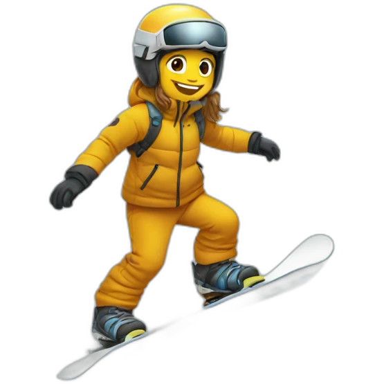 snowboarding emoji