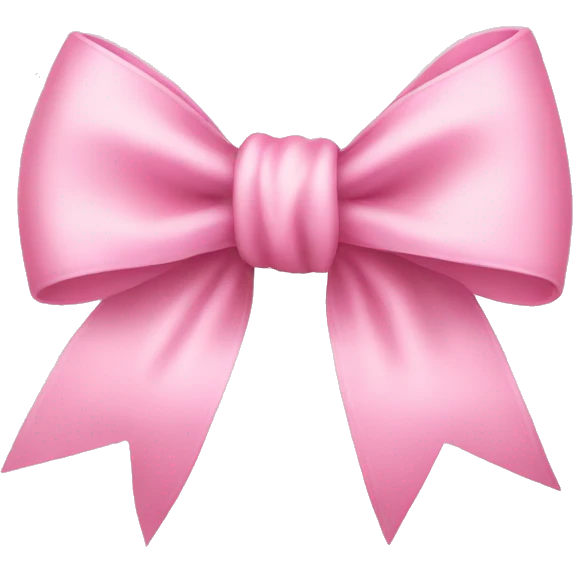 baby pink bow emoji