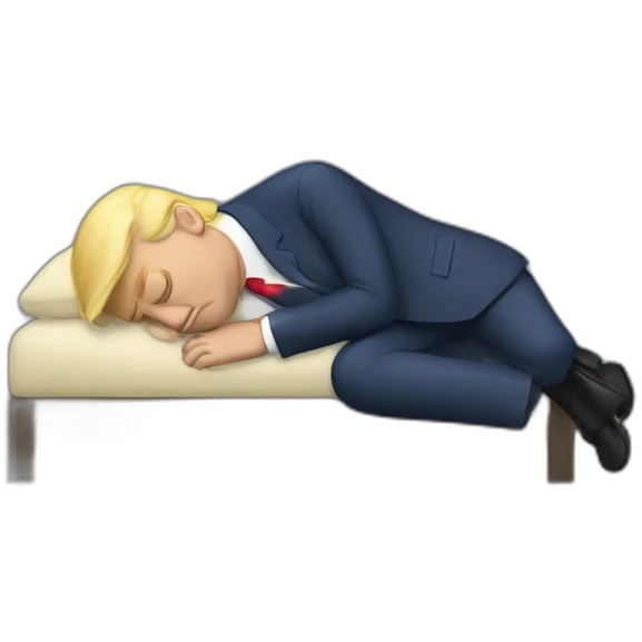Trump sleep emoji