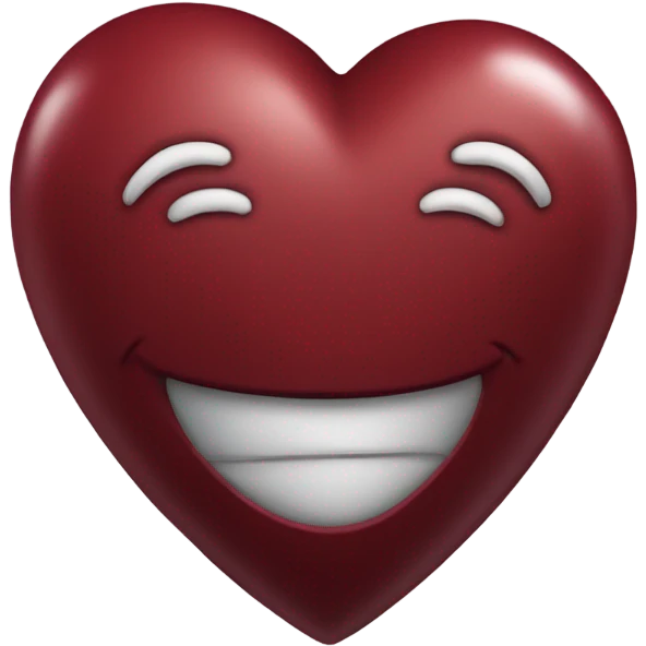 Dark red heart  emoji