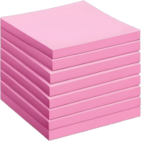 pink sticky notes emoji