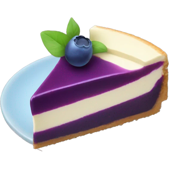 Blueberry Cheesecake  emoji
