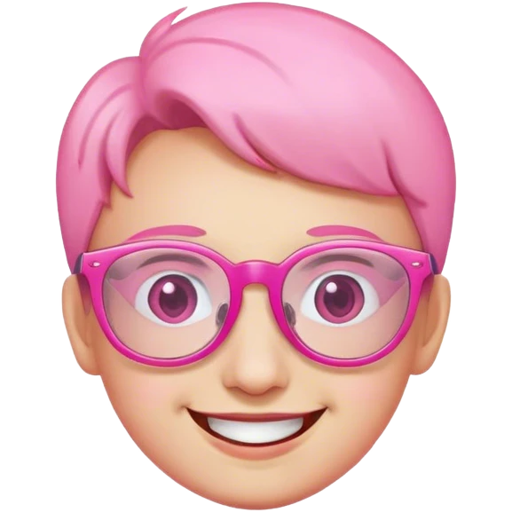 🤓🩷 emoji
