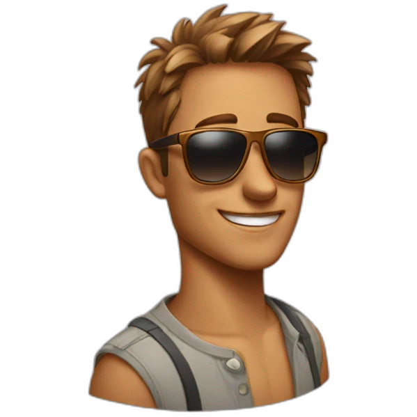 Joey with sunglasses  emoji
