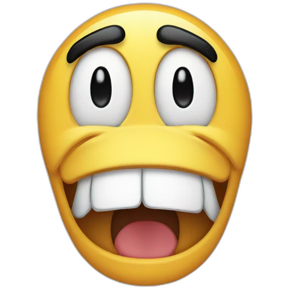 loudly crying mickey face emoji