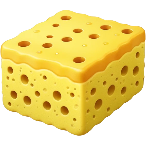 bath clean sponge small holls emoji