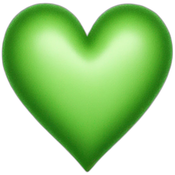 Green heart emoji