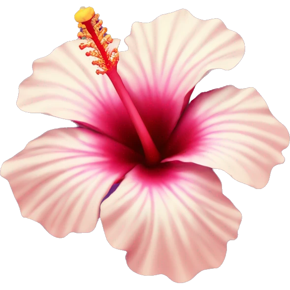 Hibiscus flower emoji