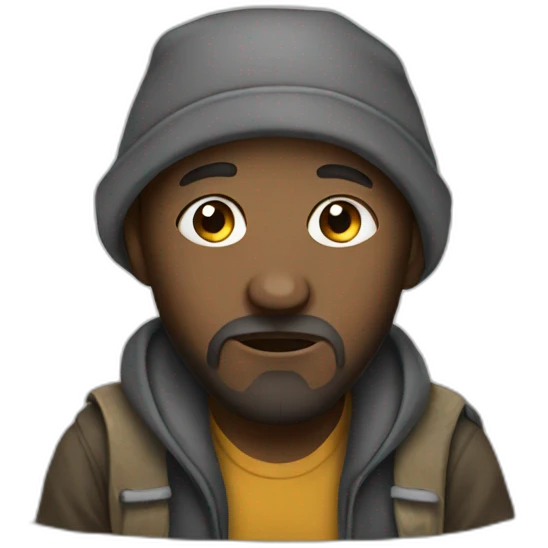 homeless emoji