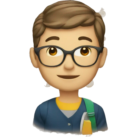 A school emoji