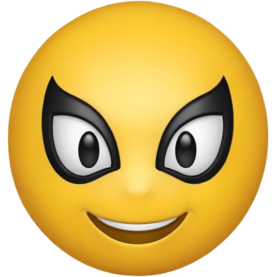 create a yellow emoji of spiderman. style old emoji emoji