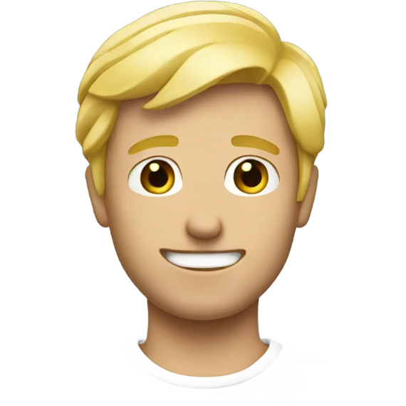 homme blond emoji