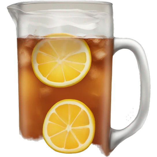 simple iced tea no fruits emoji